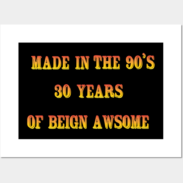 -Shirt, 90's Party Costume, 90s TShirt, 90s Hoodie, 90s Tank Top, 90's Party, 30 years birthday gift , 90s Clothing, 90s Hip Hop, Retro, Wall Art by Nextinovation